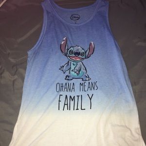 Medium Ombré Disney Stitch Tank top